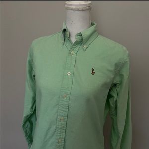 Ralph Lauren Shirt Classic Fit Button Down Cotton